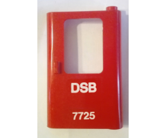 Door 1 x 4 x 5 Train Right with White 'DSB 7725' Pattern (Sticker) - Set 7725