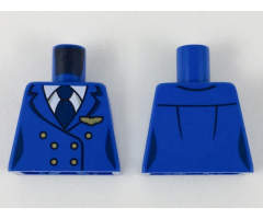 Torso Female Jacket, White Shirt, Dark Blue Tie, Gold Wings Badge and Buttons Pattern