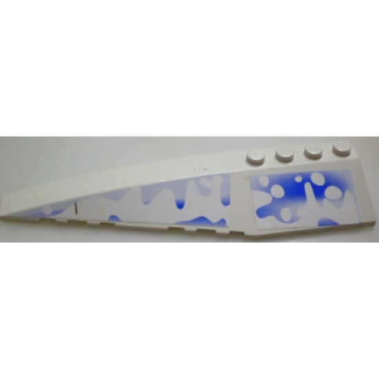 Wedge 12 x 3 Left with Snow and Ice Pattern (Stickers) - Set 3538