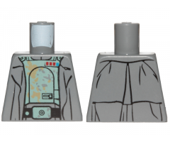 Torso SW Armor with Sand Green Stains, Imperial Officer Insignia and Coat Pattern (Tobias Beckett)