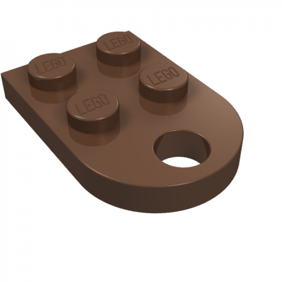 Plate, Modified 3 x 2 with Hole