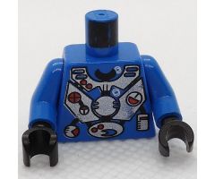 Torso Aquazone Hydronaut Silver Diving Pattern 1 / Blue Arms / Black Hands