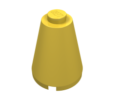 Cone 2 x 2 x 2 - Solid Stud