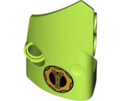 Technic, Panel Fairing # 1 Small Smooth Short, Side A with Lamborghini Fuel Cap Pattern