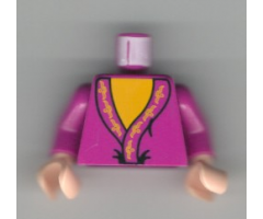 Torso Harry Potter Dumbledore Pattern / Light Purple Arms / Light Nougat Hands