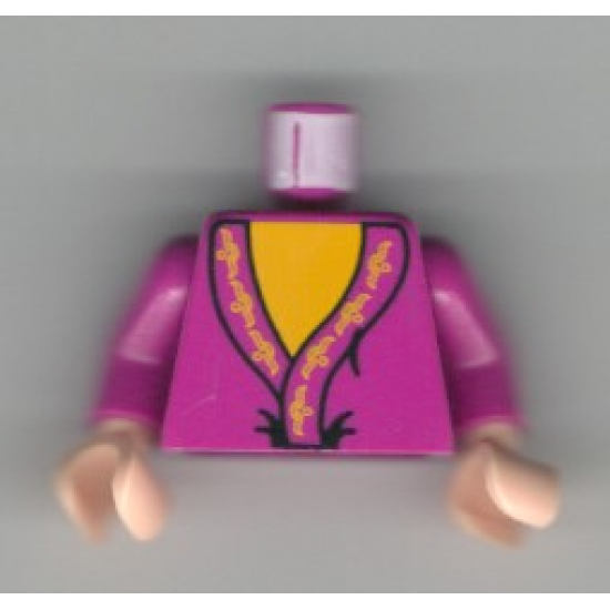 Torso Harry Potter Dumbledore Pattern / Light Purple Arms / Light Nougat Hands