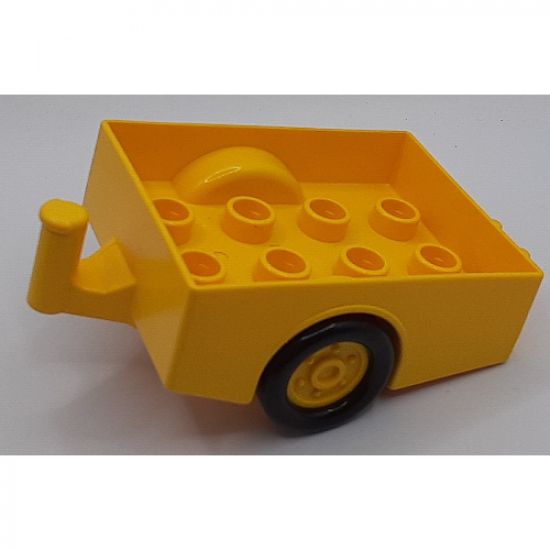 Duplo, Vehicle Trailer with Hitch Ends