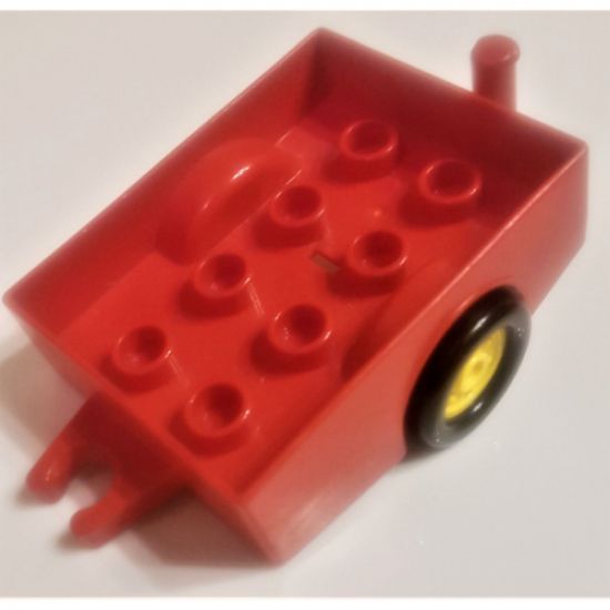 Duplo, Vehicle Trailer with Hitch Ends