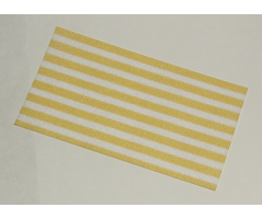 Duplo, Cloth Towel 3 x 6 with Yellow Stripes Pattern
