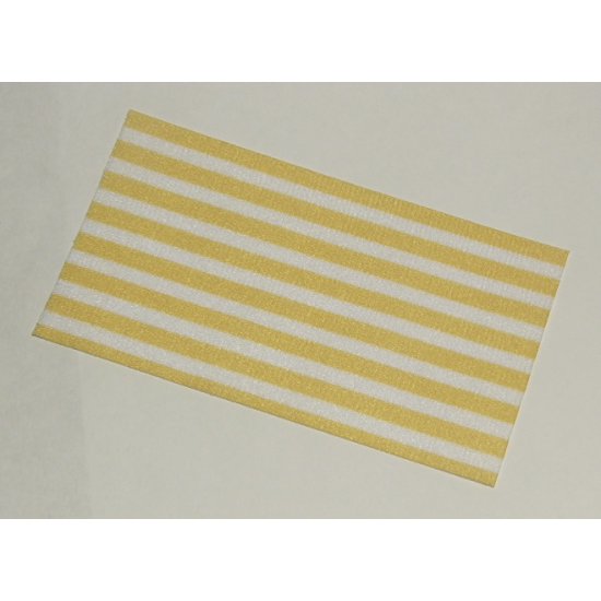Duplo, Cloth Towel 3 x 6 with Yellow Stripes Pattern