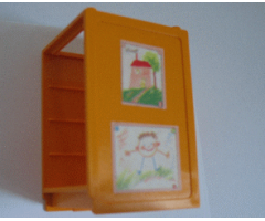 Scala Dresser without Top with Children's Drawings Pattern (Sticker) - Set 3112