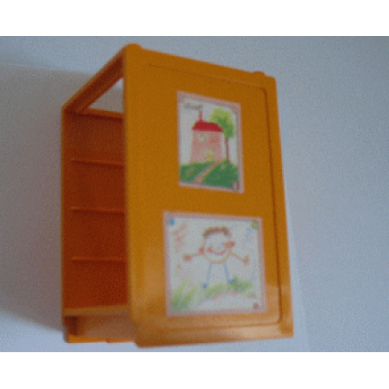 Scala Dresser without Top with Children's Drawings Pattern (Sticker) - Set 3112