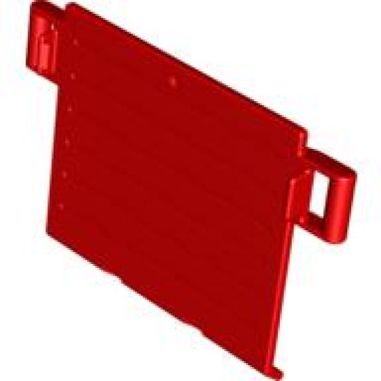 Duplo, Vehicle Horse Trailer Ramp / Door 1 x 4 with Handles