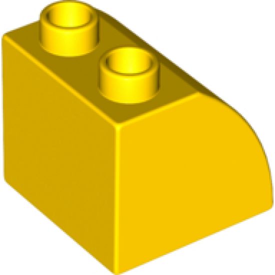 Duplo, Brick 2 x 2 x 1 1/2 with Curved Top