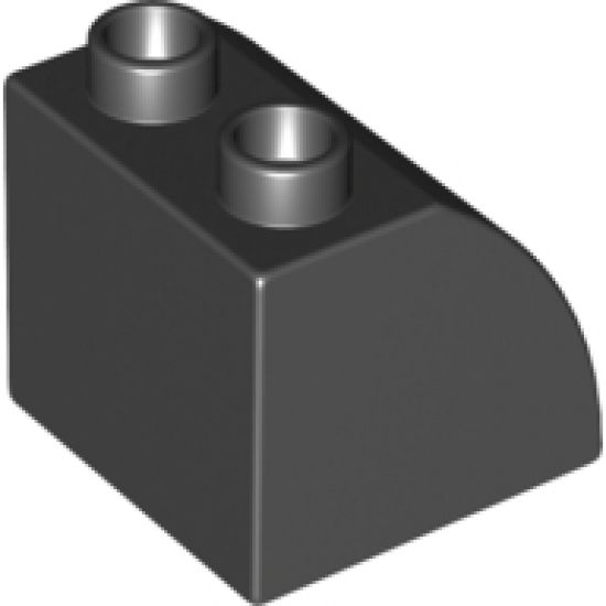 Duplo, Brick 2 x 2 x 1 1/2 with Curved Top