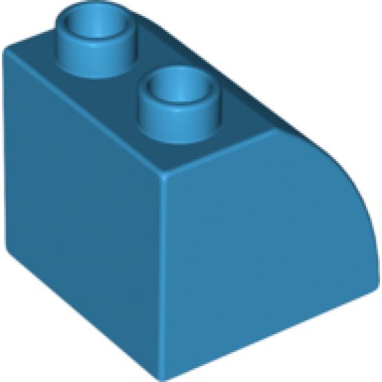 Duplo, Brick 2 x 2 x 1 1/2 with Curved Top