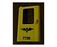 Door 1 x 4 x 5 Train Left with Norwegian 'NSB 7735' Pattern (Sticker) - Set 7735
