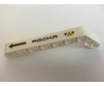 Technic, Liftarm 1 x 9 Bent (7 - 3) Thick with 'ROCKA' and Arrow Pattern (Sticker) - Set 44014