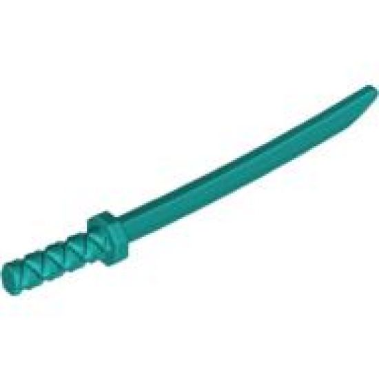 Minifigure, Weapon Sword, Shamshir/Katana (Octagonal Guard)