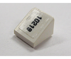 Slope 30 1 x 1 x 2/3 with Black '10219' Pattern Right (Sticker) - Set 10219