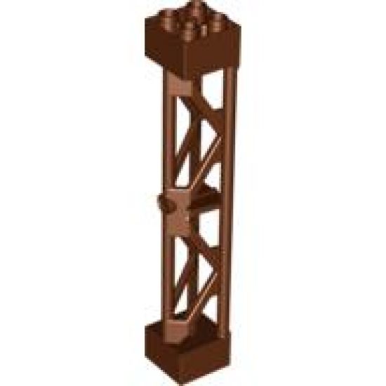 Support 2 x 2 x 10 Girder Triangular Vertical - Type 3 - 3 Posts, 2 Sections