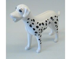 Dog, Scala with Dalmatian with White Ears Pattern