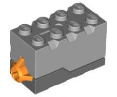 Electric, Sound Brick 2 x 4 x 2 with Light Bluish Gray Top and Space Sound