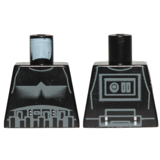 Torso SW Armor Shadow Trooper, Short Line on Back Pattern