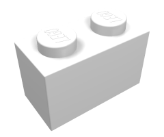 Brick 1 x 2 without Bottom Tube