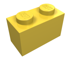 Brick 1 x 2 without Bottom Tube