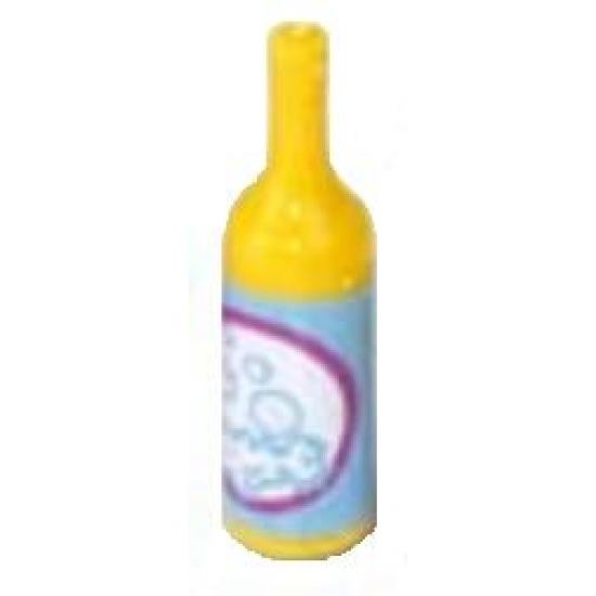 Scala Accessories Bottle Wine, Label with Bubbles Pattern (Sticker) - Set 5944