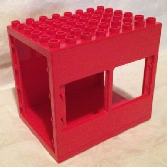 Duplo, Building 6 x 8 x 6 Drive Through with Two Window Openings