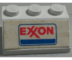 Slope 45 2 x 3 with ?Exxon Logo Pattern (Sticker) - Set 554
