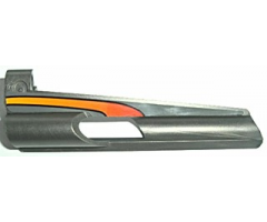 Technic, Panel Fairing # 8 Small Long, Large Hole, Side B with Red to Orange Fade Curve Pattern (Sticker) - Set 8473