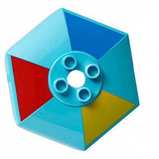 Duplo Umbrella Top with Axle Hole