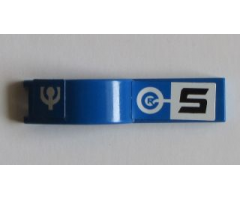 Vehicle, Mudguard 1 x 4 1/2 with '5 R' Pattern Left (Stickers) - Sets 6111 / 8662