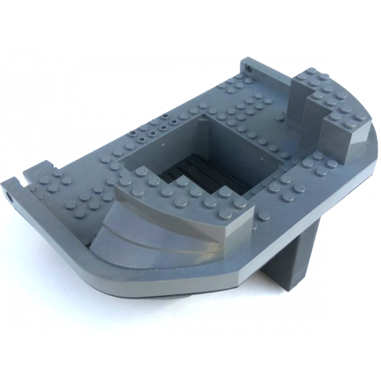 Boat Hull Giant Stern 16 x 22, Top Color Dark Bluish Gray