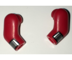 Arm, (Matching Left and Right) Pair with Silver Cuffs Pattern