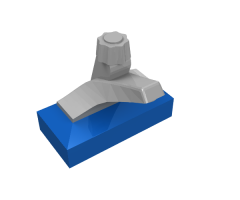 Tap 1 x 2 Base with Light Gray Spout