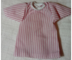 Duplo, Doll Cloth Nightdress with Pink Stripes Pattern, no Trim