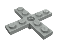 Propeller 4 Blade 5 Diameter 5 x 5 with Center Hole for Rotor Holder