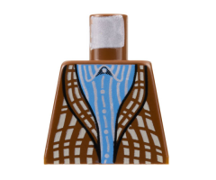 Torso Harry Potter Cardigan Sweater over Blue Striped Shirt Pattern
