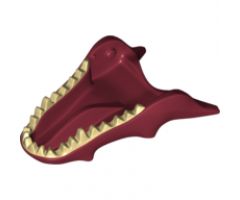 Animal, Body Part Dragon Head (LotR) Lower Jaw with Spikes and Tan Teeth Pattern