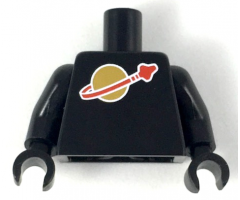 Torso Space Classic Moon Logo High on Torso Pattern, Inside with Ribs (second reissue) / Black Arms / Black Hands