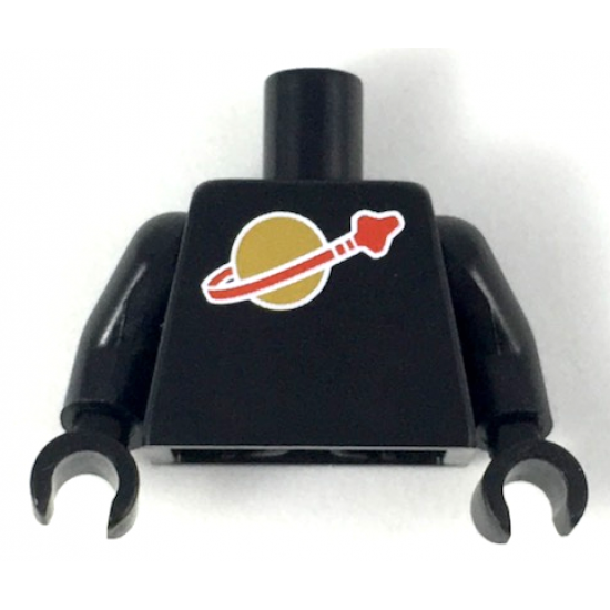 Torso Space Classic Moon Logo High on Torso Pattern, Inside with Ribs (second reissue) / Black Arms / Black Hands