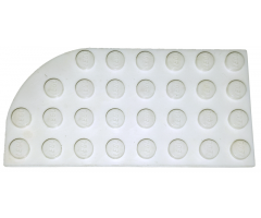 Plate, Round Curved 4 x 8 Left