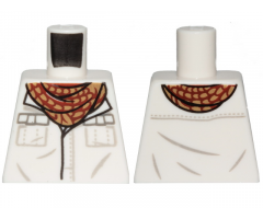 Torso Shirt, Dark Tan and Dark Red Neckerchief Pattern