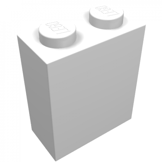 Brick 1 x 2 x 2 without Inside Axle Holder or Stud Holder
