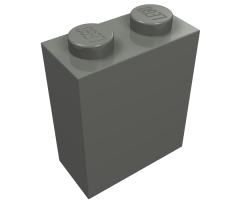Brick 1 x 2 x 2 without Inside Axle Holder or Stud Holder