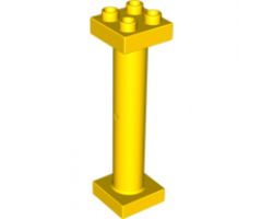 Duplo Support Column 2 x 2 x 6 Round with Open Latticed Back